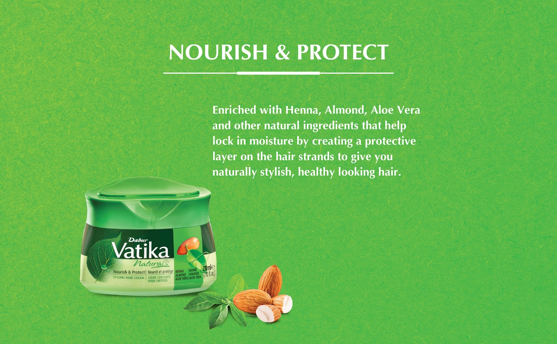 Vatika Naturals Nourish & Protect Styling Hair Cream