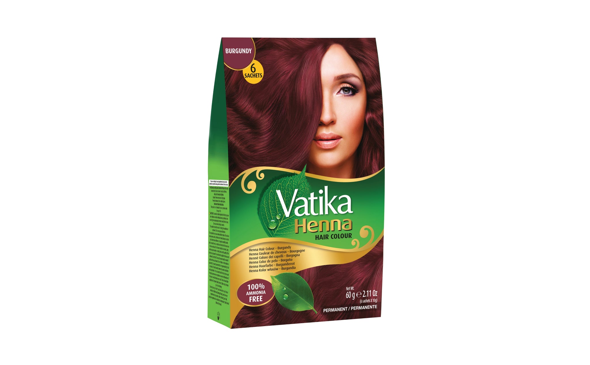 Vatika Henna Hair Color- Burgundy