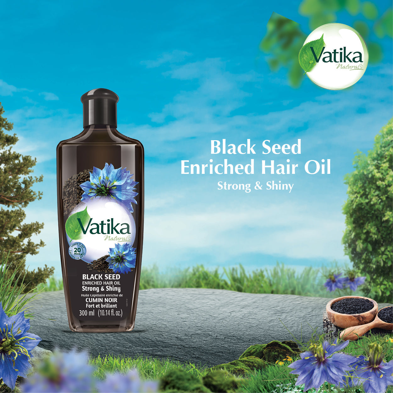 Vatika Naturals Black Seed Enriched Hair Oil