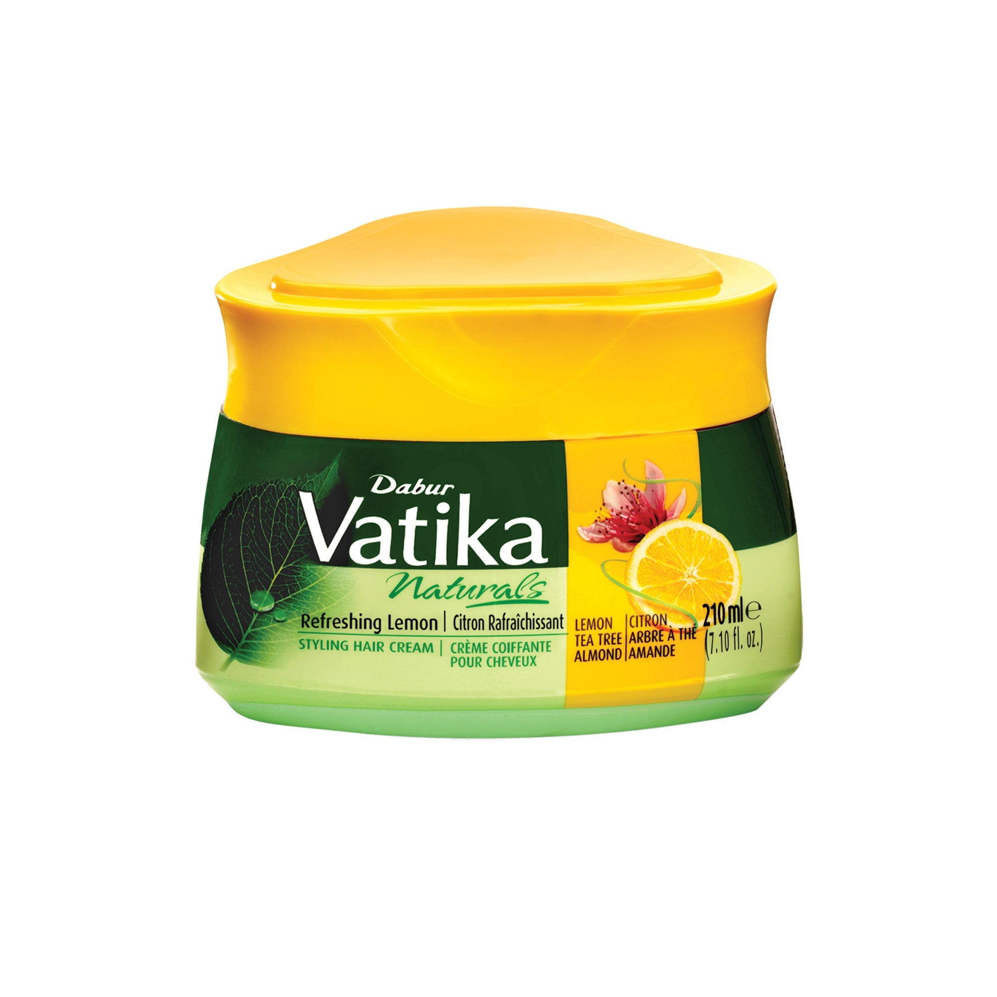 Vatika Naturals Refreshing Lemon Styling Hair cream.